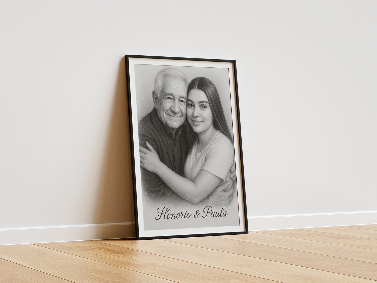 Póster Personalizado para Parejas o Familias - Hecho a Mano (Solo para WhatsApp)